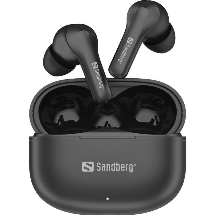 Sandberg Bezvadu austiņas 126-51, 40g, Melna