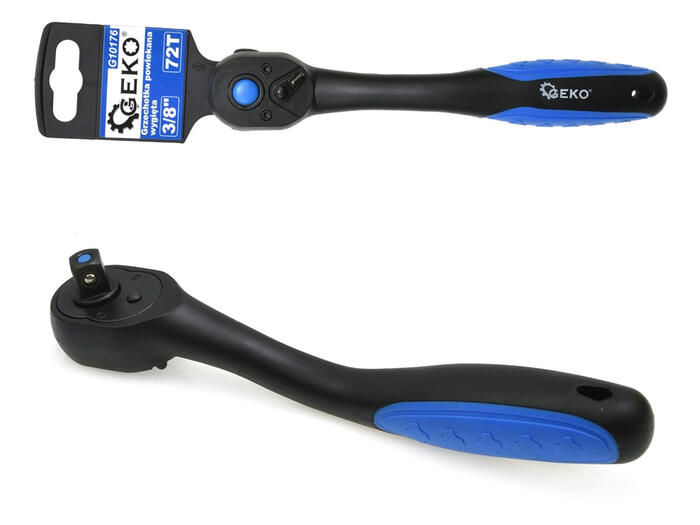 Profesionāls lokveida sprūdrats, 3/8", 72 zobi