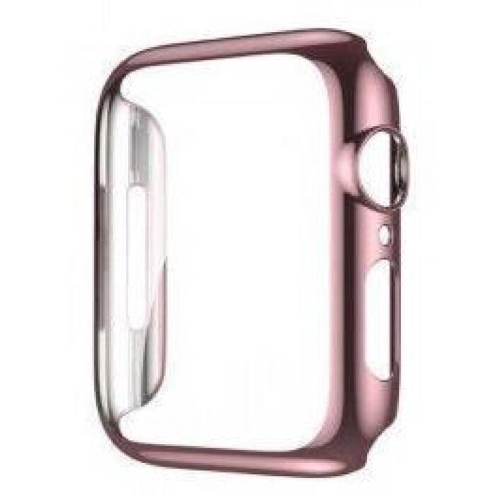 Devia Чехол V2 102010472142, Розовое золото, Пластик, Apple Watch 44mm, устойчив к УФ, легко чистится (102010472142)