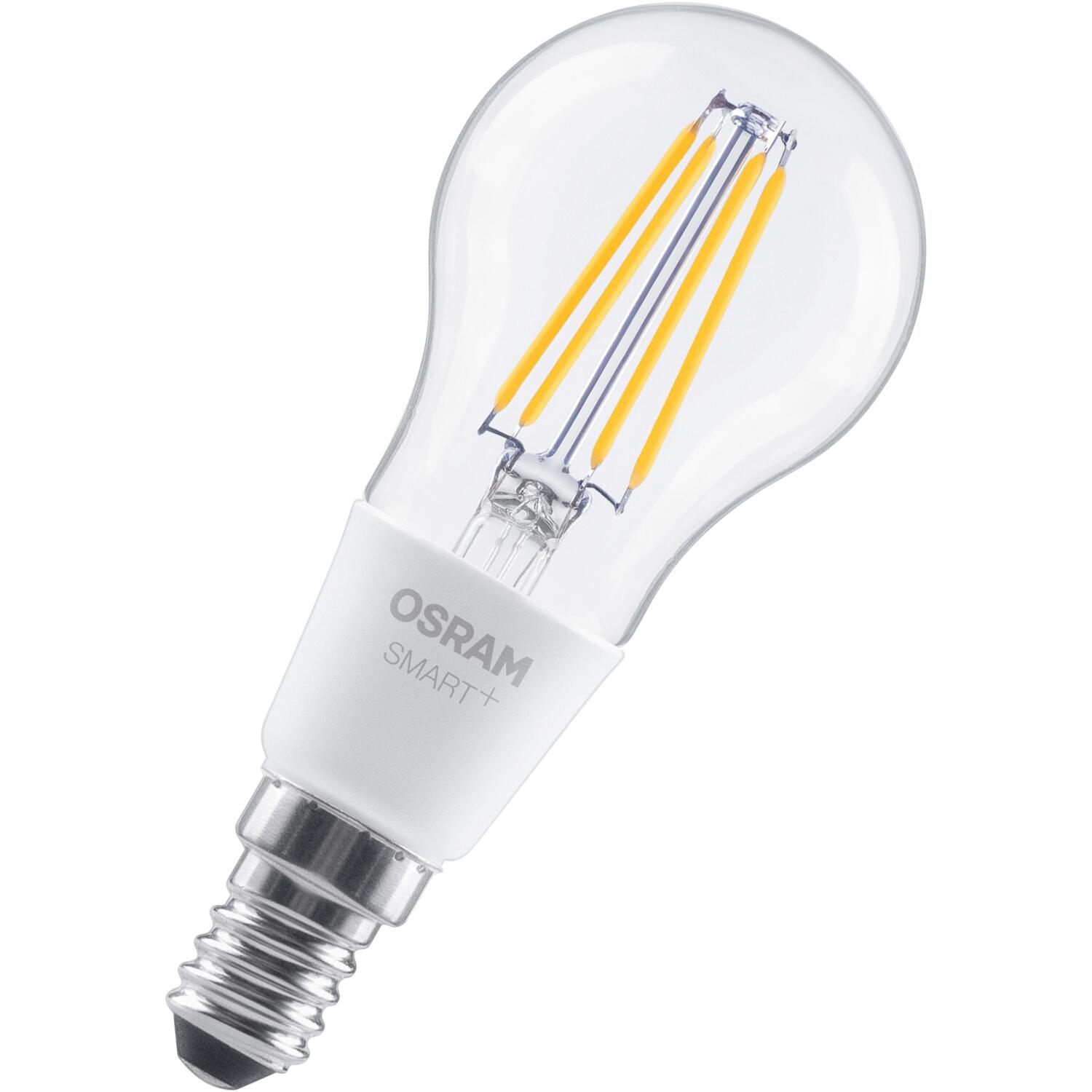 Osram светодиодная лампа SMART+ MATTER Filament Dimmable Classic P40 827 4099854530029, E14, 4Вт, 470лм, 2700К, 220-240В, IP20 (4099854530029)