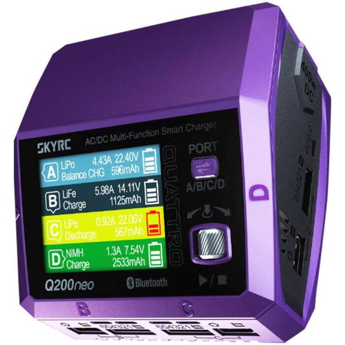 SkyRC Q200neo lādētājs SK-100197-01, 4x100W, 400W