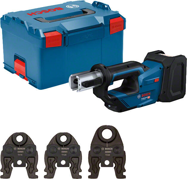Akumulatora preses instruments, 18V, 19 kN, 360° galva, 06019M2004, BOSCH (06019M2004)
