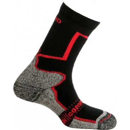 Zeķes Pamir, izmērs: L, Black/Red, 8424752731029