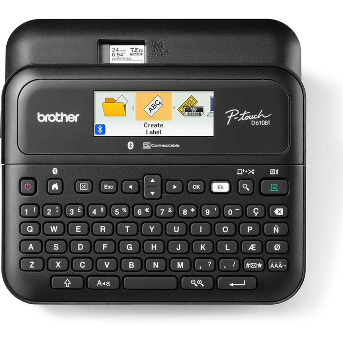 Brother Etiķešu Printeris PT-D610BT PTD610BTVPZW1, 24