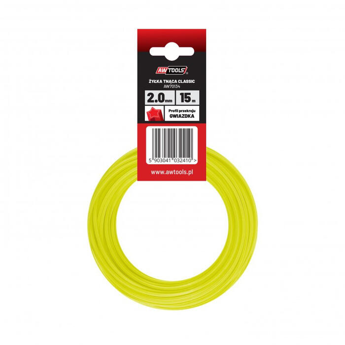 Zvaigžņu zāles trimmera aukla 1.6mm