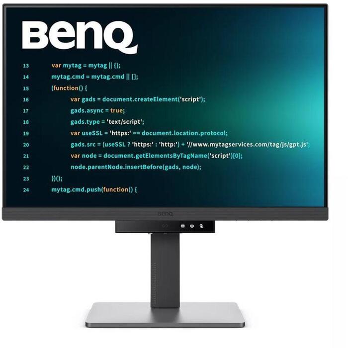Benq LED монитор RD240Q 9H.LLXLA.TBE, 2560 x 1600, 300 cd/m², 1xHDMI, 5 мс, 60 Гц, IPS, 100 x 100 мм VESA, 90W USB-C (9H.LLXLA.TBE)