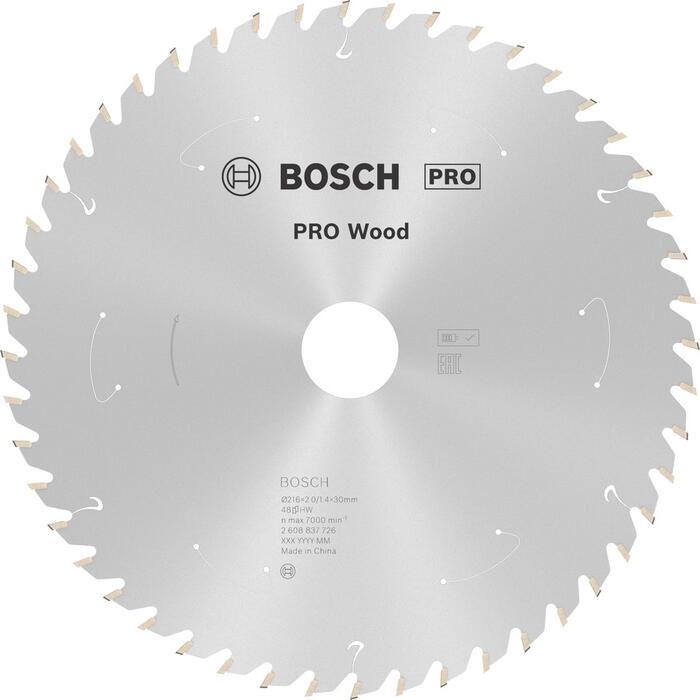 Standard for Wood 216x30x1.7/1.2x48T