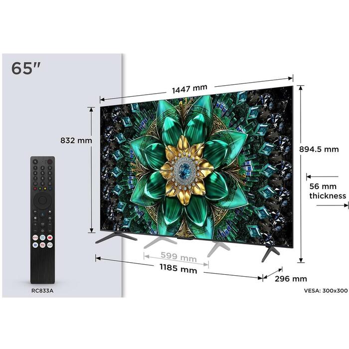 TCL televizors 65Q6C 65" 4K Ultra