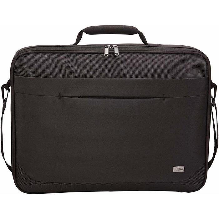 Case Logic Сумка для ноутбука ADVB117 BLACK, 17.3", полиэстер, черный, сумка-курьер, плечевой ремень (3203991)