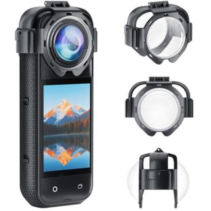 Puluz objektīva vāciņi Insta360 X5, PU750T