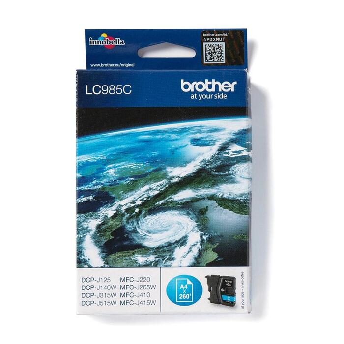 Brother tintes kasetne LC985C, 19.5ml