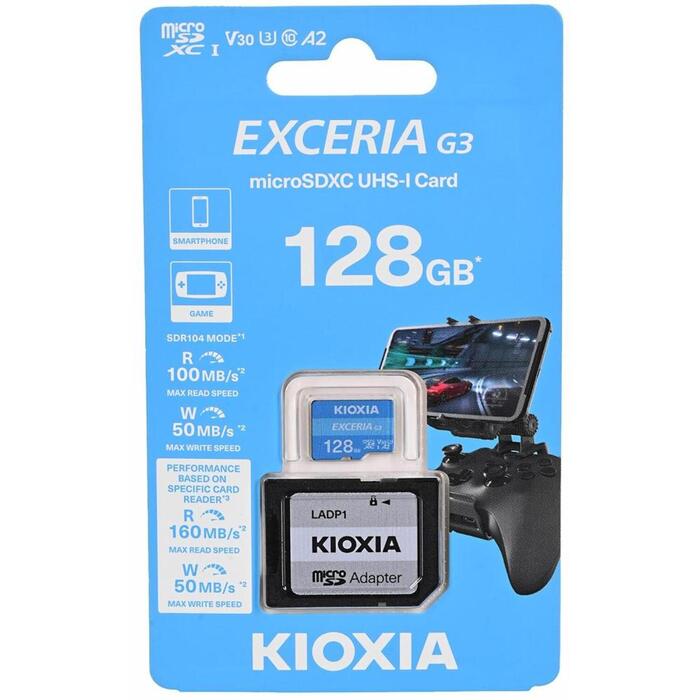 Kioxia EXCERIA G3 LMEX3L128GG2, 128GB, MicroSDXC