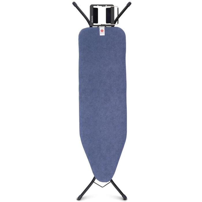 Brabantia gludināmais dēlis 134265, 124x38cm, 69-96cm, tvaika gludekļiem, Denim Blue (134265)
