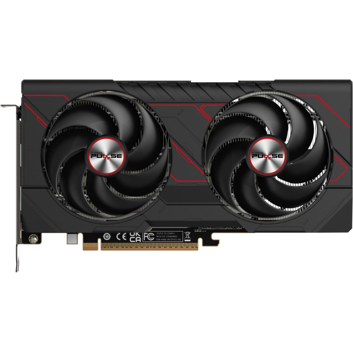 Sapphire Видеокарта PULSE 11350-03-20G 16GB GDDR6, 7680 x 4320, PCIe x16 5.0, 2 вентилятора, 32 вычислительных блока (11350-03-20G)