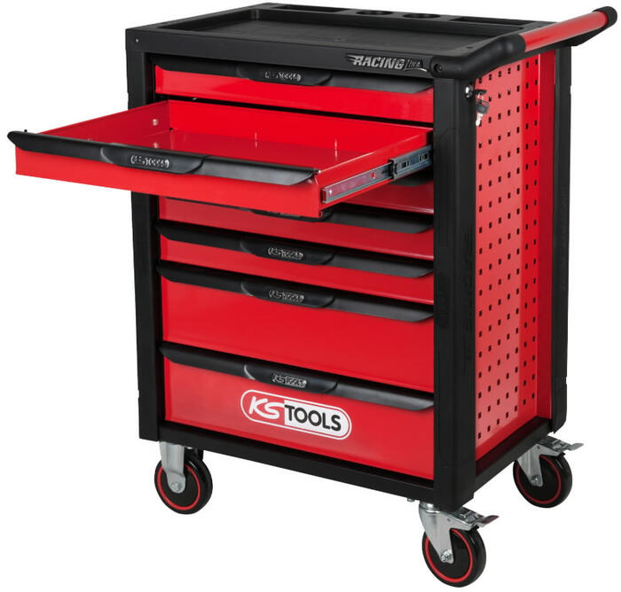 Instrumentu ratiņi RACING line, 7 atvilktnes