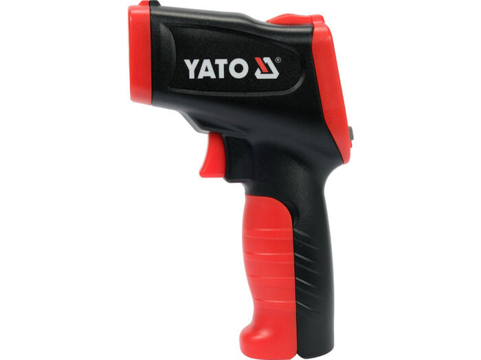 Yato инфракрасный термометр YT-73201, от -50 до +650 °C, 12:1 D:S, 0,1 °C, ЖК-дисплей, лазерный целеуказатель (YT-73201)