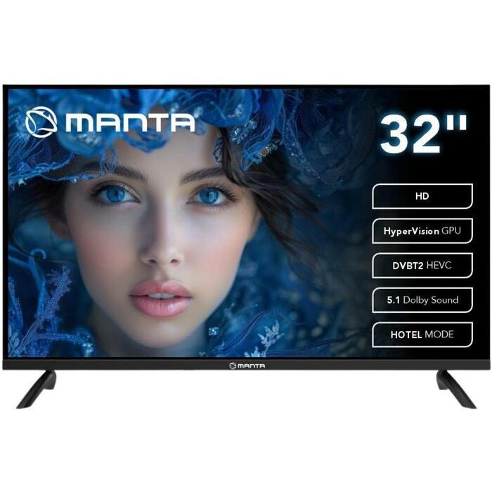 Manta televizors MATV001LHN32, 32 collas, 1366