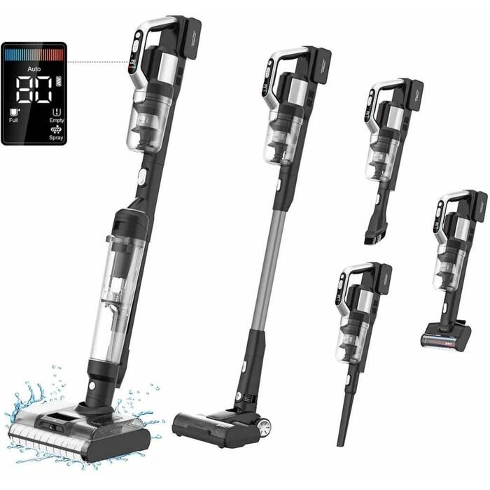 Jimmy пылесос и мойка PW11 Pro Max-B, 460 W, 21.6 V, беспроводной, функция мойки, 40-80 мин (PW11 Pro Max-B)