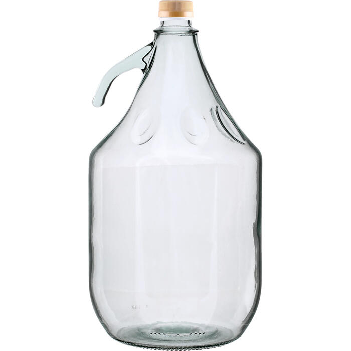 Browin бутыль 640015, 5 L, 35 см, с винтовой крышкой, стекло, ручка, без корзины (640015)