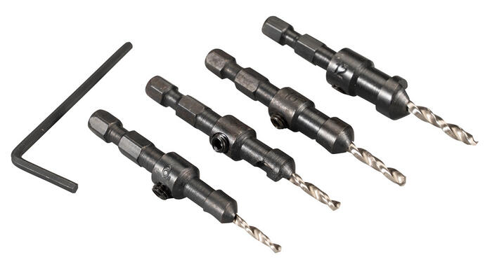Iegremdējamo urbju komplekts 4gab. D-73455 MAKITA