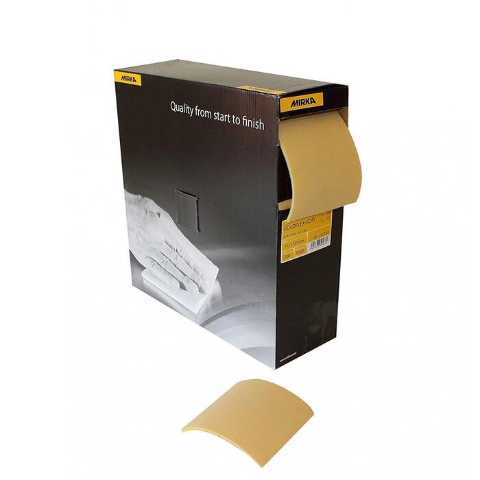 MIRKA Abr. materiāls GOLDFLEX-SOFT 200pcs 115x125mm 240 200 gb. (2912707025)