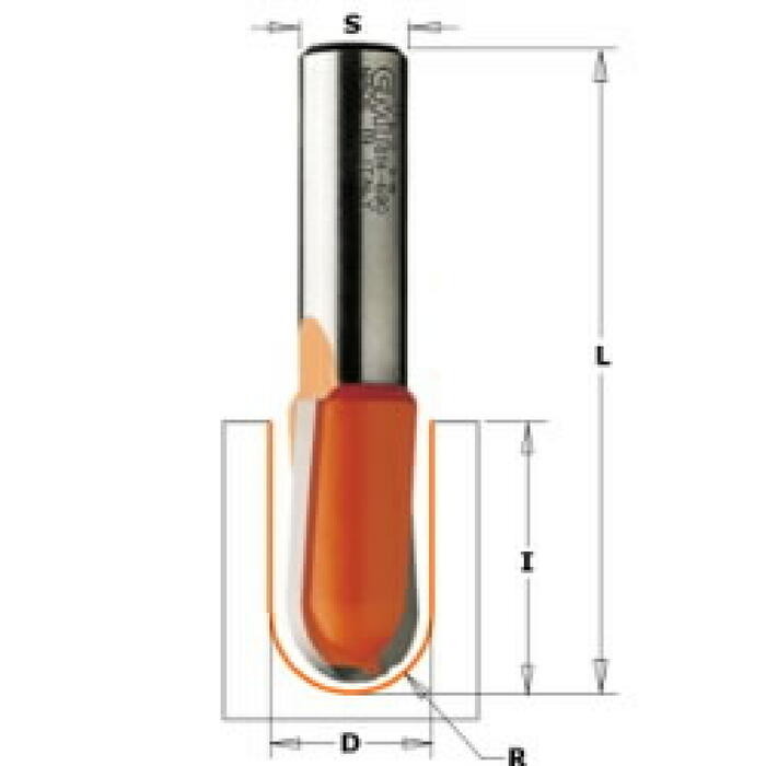 CMT Frēzes asmens SOLID T.C