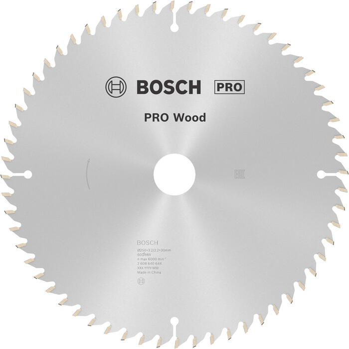 Ripzāģa disks 250x30mm Optiline Wood, Paneļzāģiem