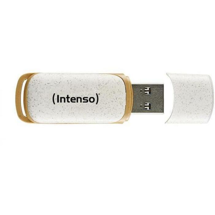 Intenso USB флеш-накопитель 3540490 64GB, USB 3.2 Gen 1, Скорость чтения 70 MB/s, Биодеградируемый корпус, Упаковка без пластика (3540490)