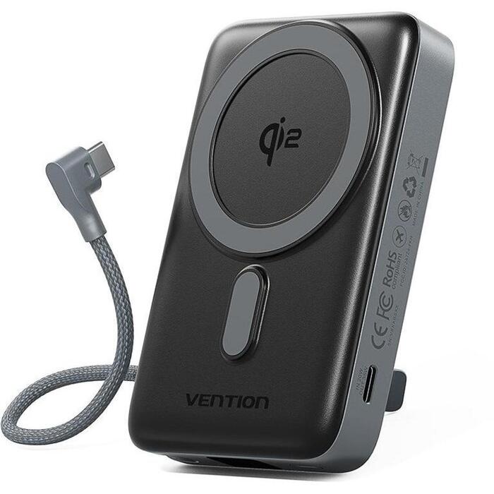 POWER BANK WRL 10000MAH 35W/GREY FKHH0 VENTION (FKHH0)