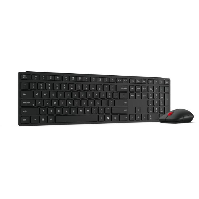 Lenovo Tastatūras un peles komplekts Multi-Mode Pro 6000 4X31S04853, Bluetooth 5.3, 7 pogas, bezvadu, melns (4X31S04853)