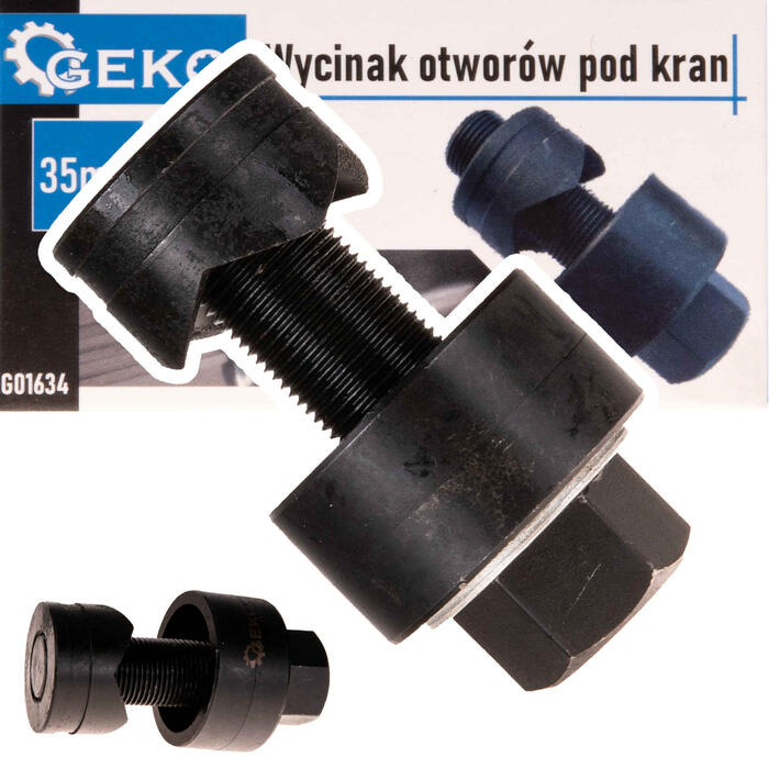 35 mm caurumu griezējs, divi asmeņi