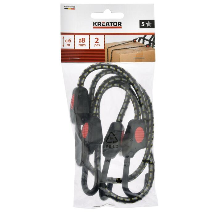 Kreator Bagāžas gumijas KRTH40903, 600mm, Ø