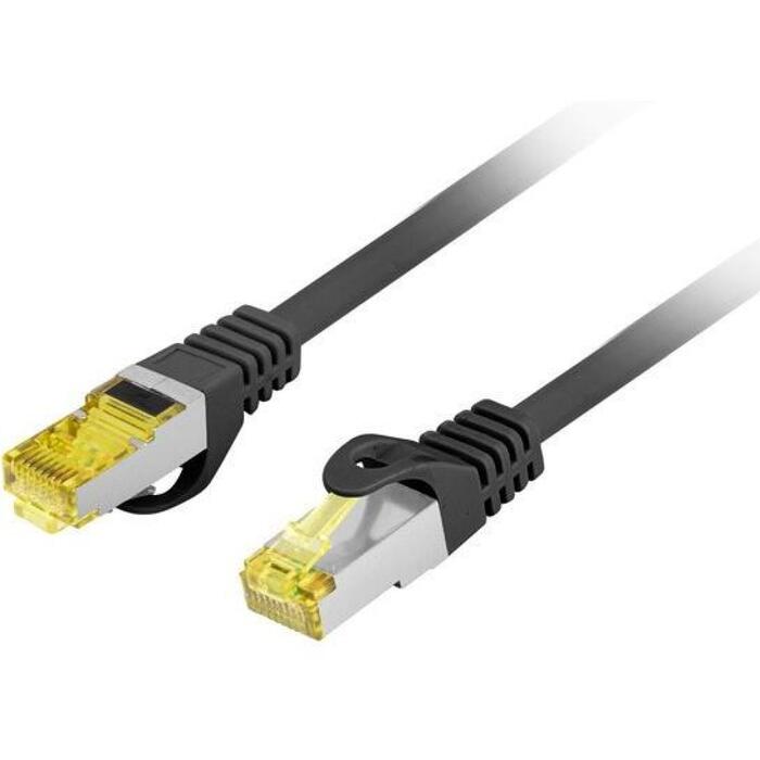 Lanberg Patchcord kabelis 0.5m PCF6A-10CU-0050-BK