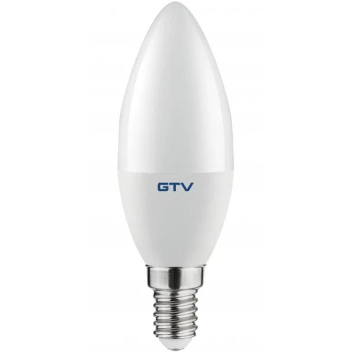 LED spuldze, A-G, C37, SMD 2835, 4000K, E14, 8W, 160°, 720lm, 70mA; LD-SMNDC37-80 GTV (LD-SMNDC37-80)
