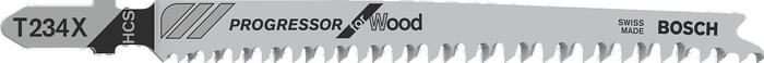 25 figūrzāģa asmeņi T 234 X (Progressor), Figūrzāģiem FIGŪRZĀĢA ASMENS T 234 X PROGRESSOR FOR WOOD, 2608633524, BOSCH (2608633524)