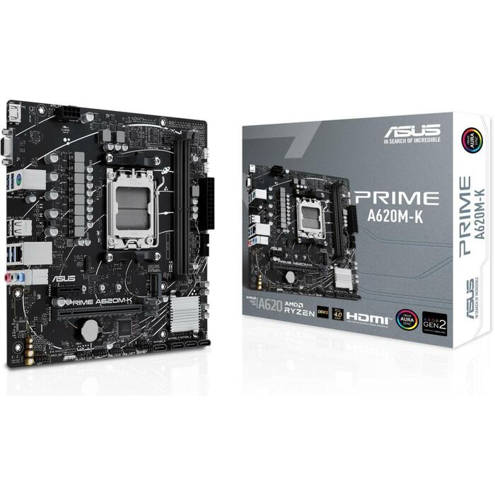Asus mātesplate PRIME A620M-K, DDR5, PCIe