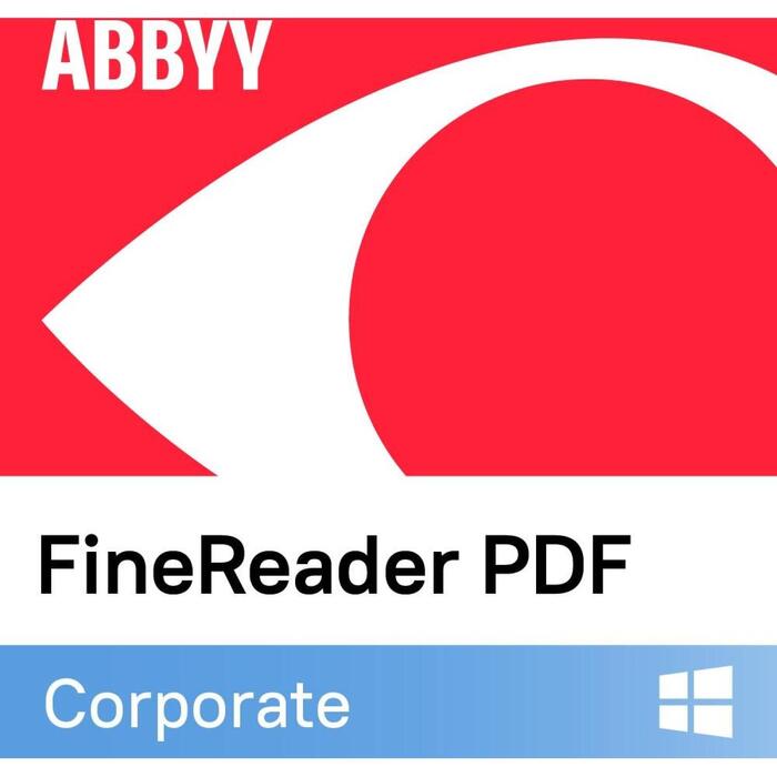 ABBYY FineReader PDF Corporate 15 FR15CW-FMBV-A, 1 пользователь, 5-25 пользователей, 1 год, Windows, подписная лицензия (FR15CW-FMBV-A)