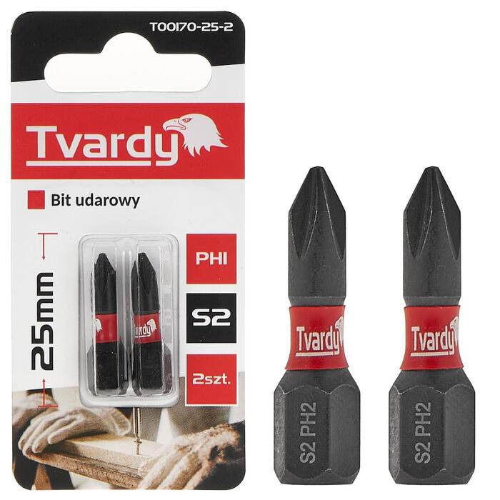 GEKO Ietekmes skrūvgrieža uzgalis PH1 25mm