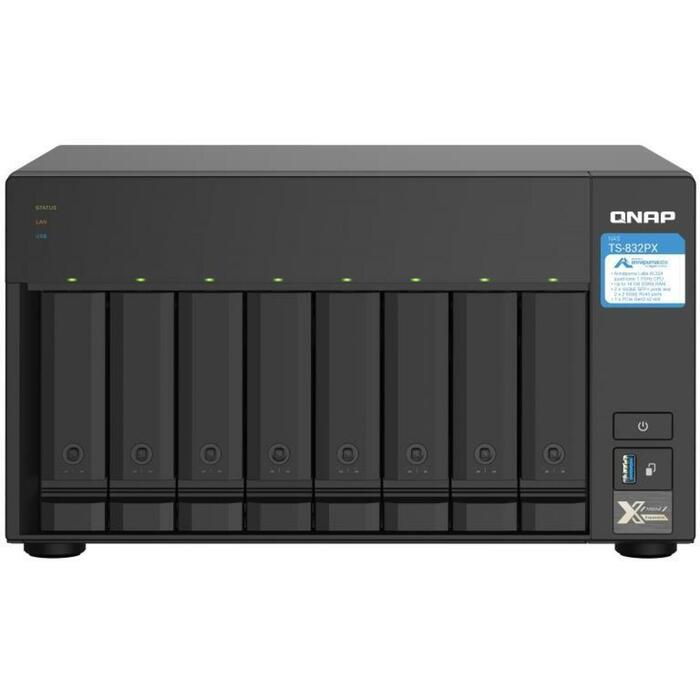 Qnap NAS uzglabāšanas tornis TS-832PX-4G, 8