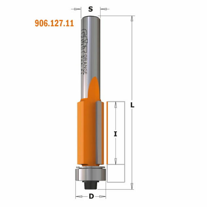 CMT Frēzes asmens 906.191.11, S=8, D=19x25,4 mm, 0,098 kg (906.191.11)
