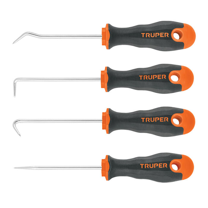 Skrāpju un āķu komplekts, 4 pieces