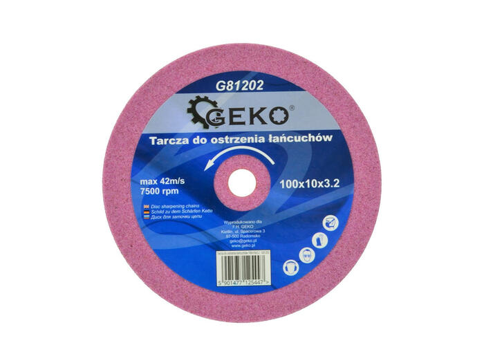 Geko asmens ķēdes asināšanai G81202, 100x10x3