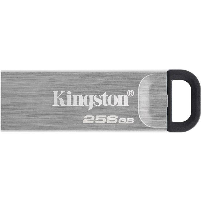 Kingston USB флеш-накопитель DTKN/256GB, 256 ГБ, 200 МБ/с, 60 МБ/с, USB Type-A, Серебристый (DTKN/256GB)