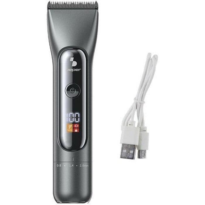 Beper Matu trimmeris P304CAP010, 4 uzgaļi, 0.3mm, 180min akumulatora darbības laiks, LED displejs (P304CAP010)