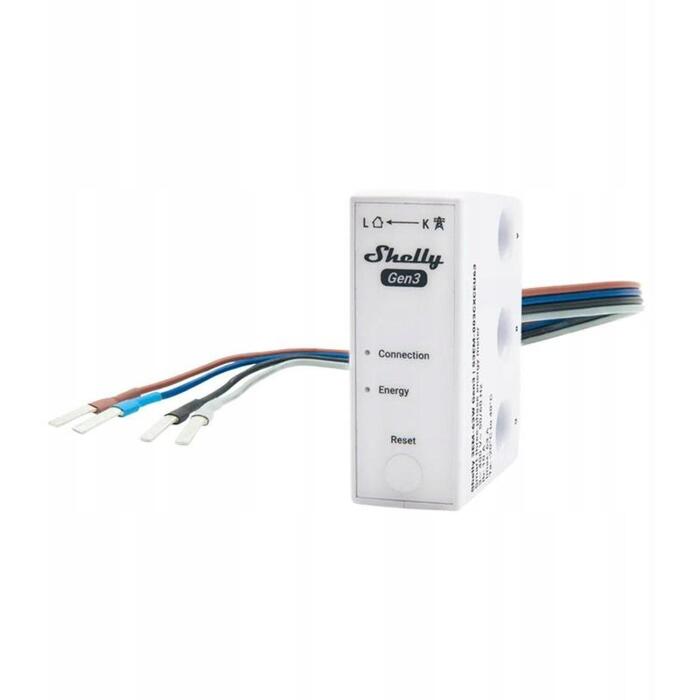 SHELLY WiFi 3EM-63W Gen3 3-kanālu enerģijas