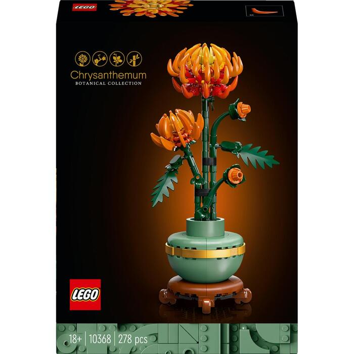 LEGO Icons Konstruktors Krizantēma 10368, 278