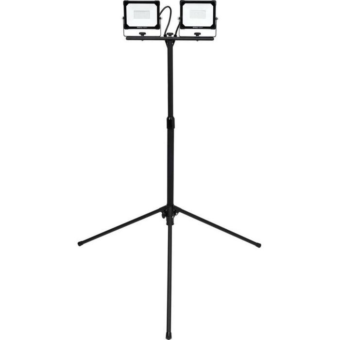 Yato прожектор YT-818171, 2x30Вт, 5700лм, 6500К, IP65, SMD LED, регулируемая стойка, 230В, кабель 2м (YT-818171)