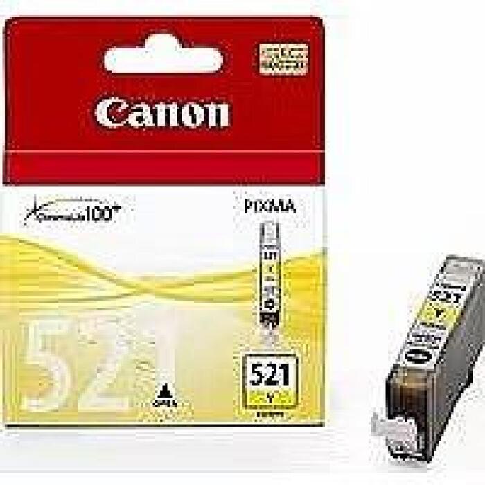 Canon Tinte CLI-521Y 2936B001, 9ml, dzeltena