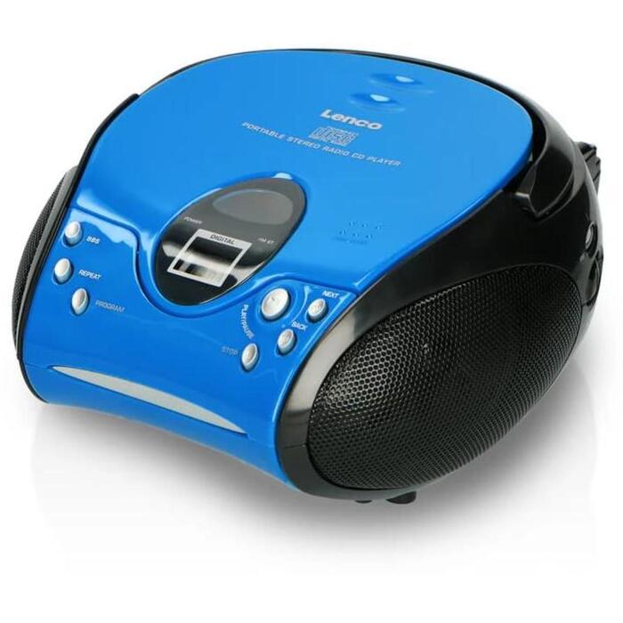 Lenco SCD-24 Blue/Black CD magnetola, FM