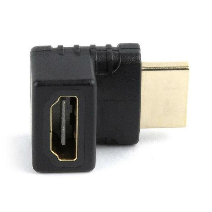 Gembird adapteris A-HDMI270-FML melns, 270° leņķis